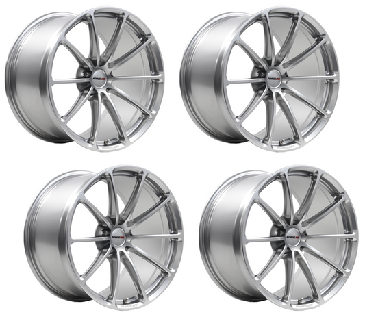 C6 Corvette Forged Wheels – Forgeline GT1 Satin Finish | Set of 4