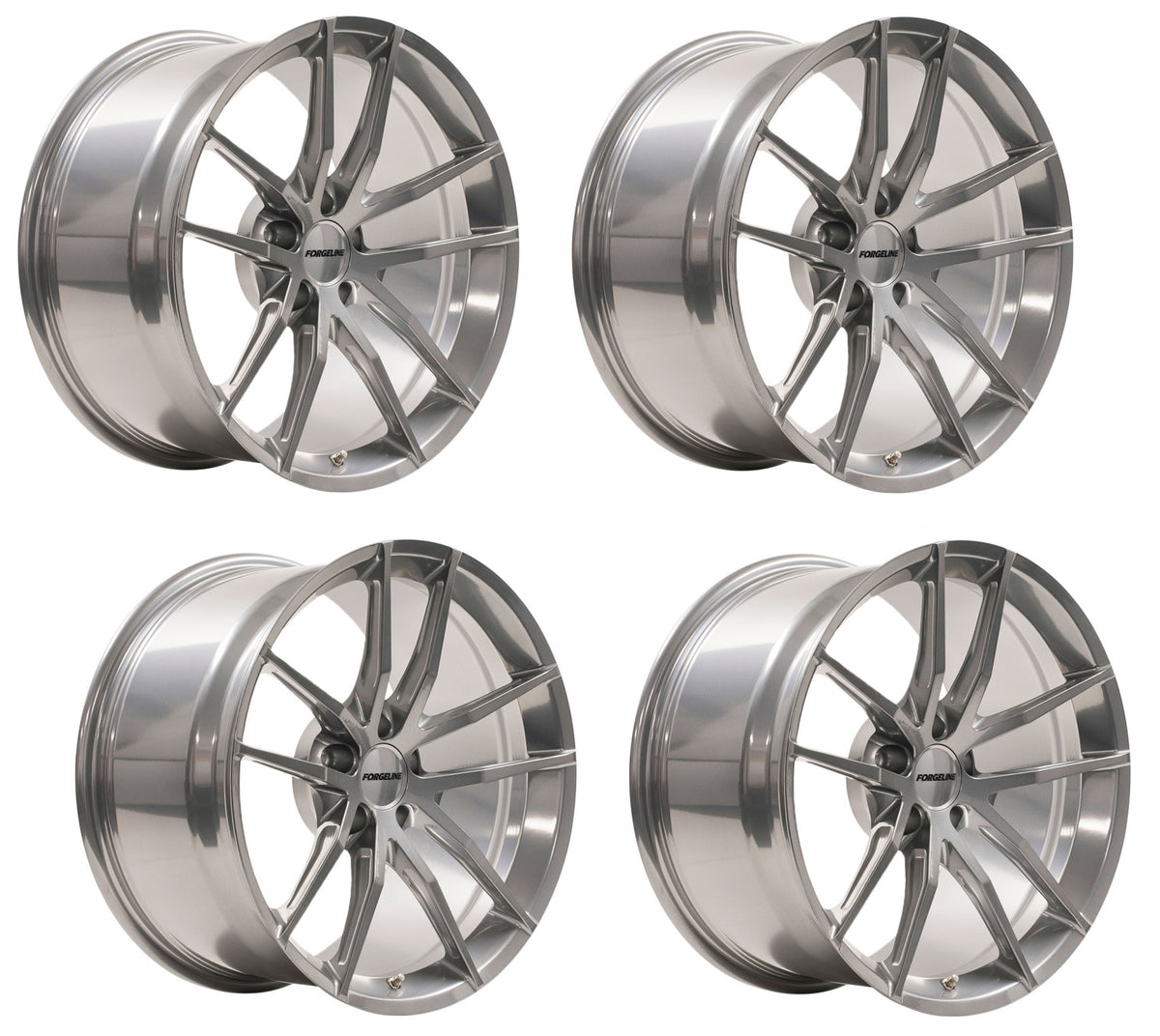 C6 Corvette Forged Wheels – Forgeline AR1 Brushed Aluminum | Set of 4