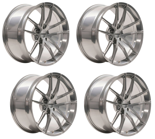 C6 Corvette Forged Wheels – Forgeline AR1 Brushed Aluminum | Set of 4