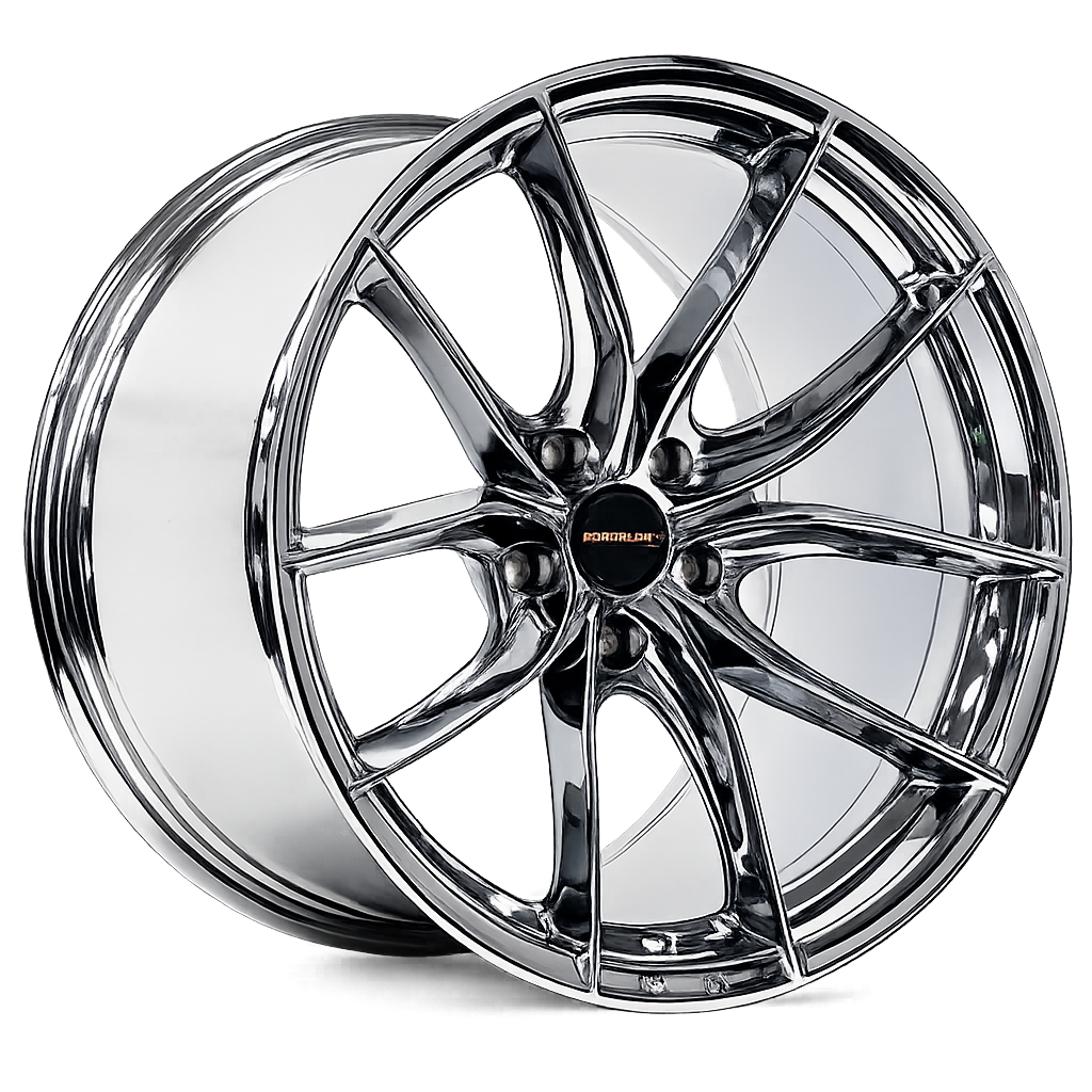 Forgeline F01 Wheel for C6 Corvette - Chrome