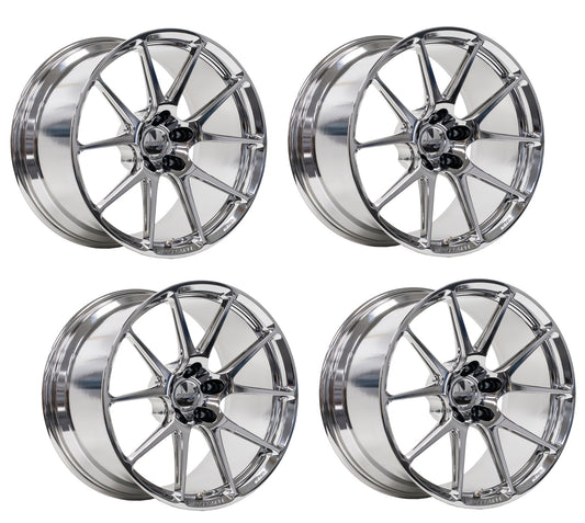 C6 Corvette Forged Wheels - Forgeline GS1 Chrome | Set of 4