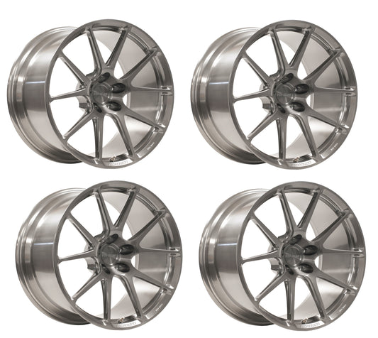 C6 Corvette Forged Wheels - Forgeline GS1 Transparent Smoke | Set of 4