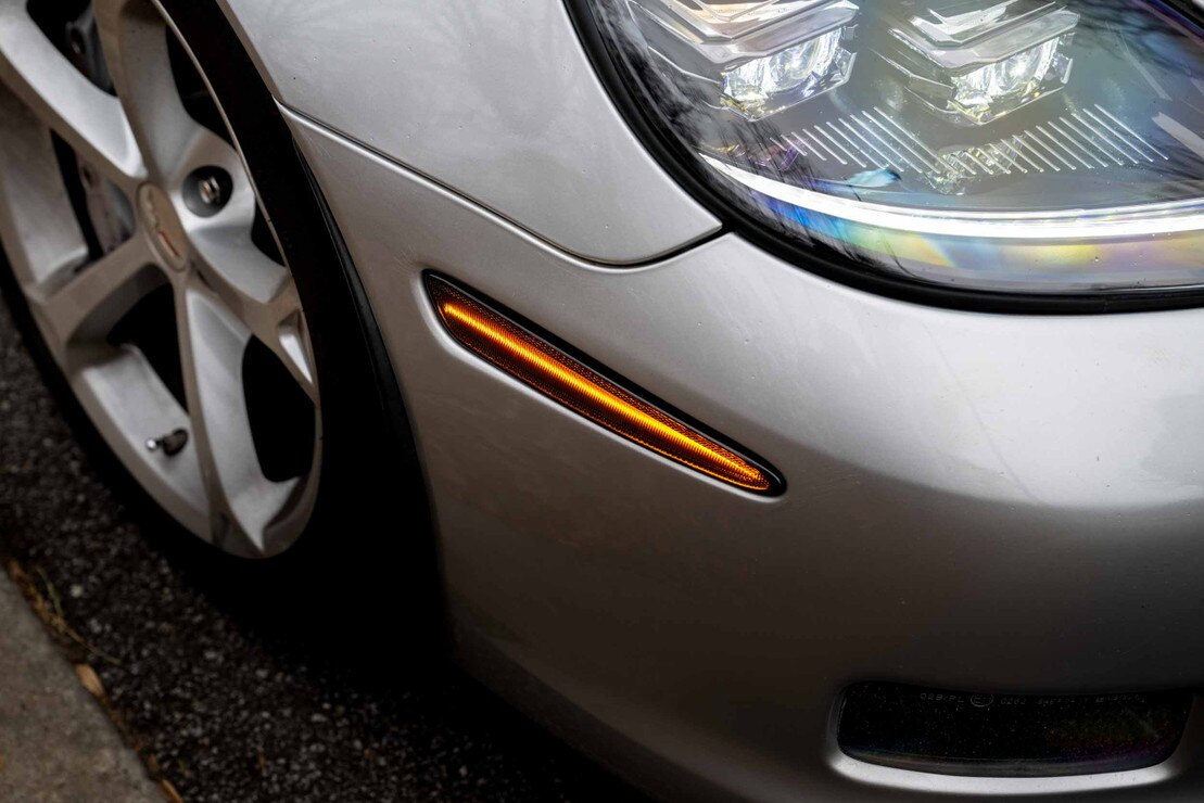 C6 Corvette LED Front Amber Side Marker Lights; 2005-2013 - Morimoto