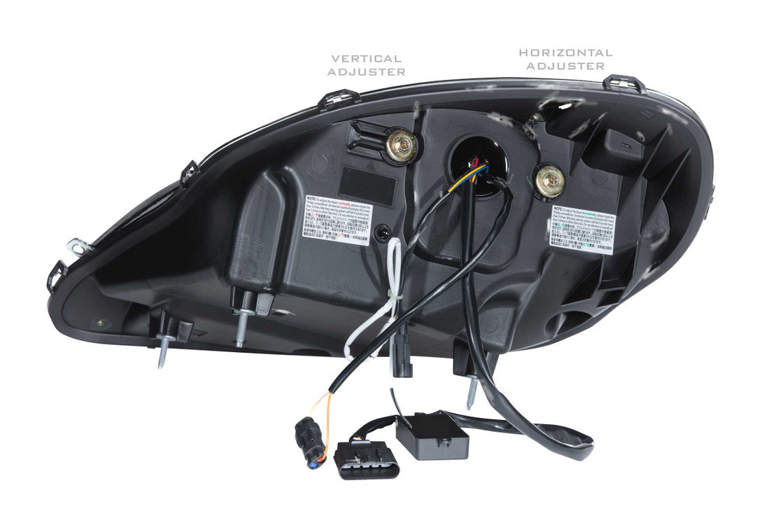 C6 Corvette LED Headlight; 2005-2013 - Morimoto (rear harness)
