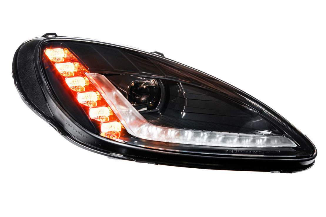 C6 Corvette LED Headlight; 2005-2013 - Morimoto (illuminated)