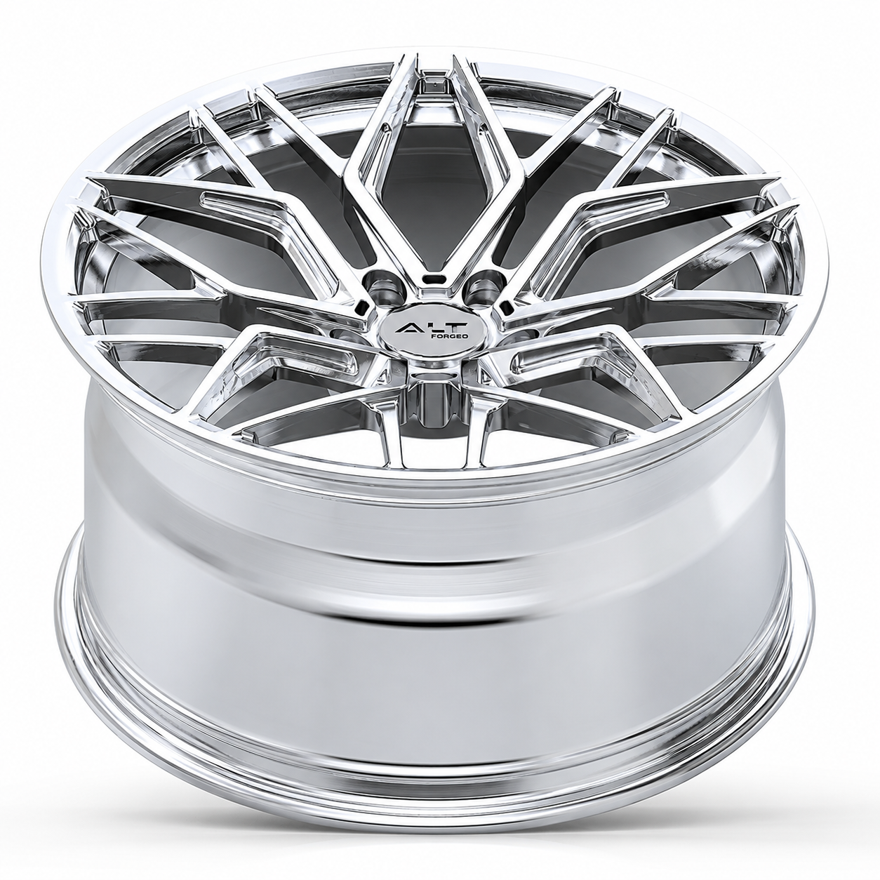 ALT20 Forged Wheel for C6 Corvette  – Chrome (concave view)
