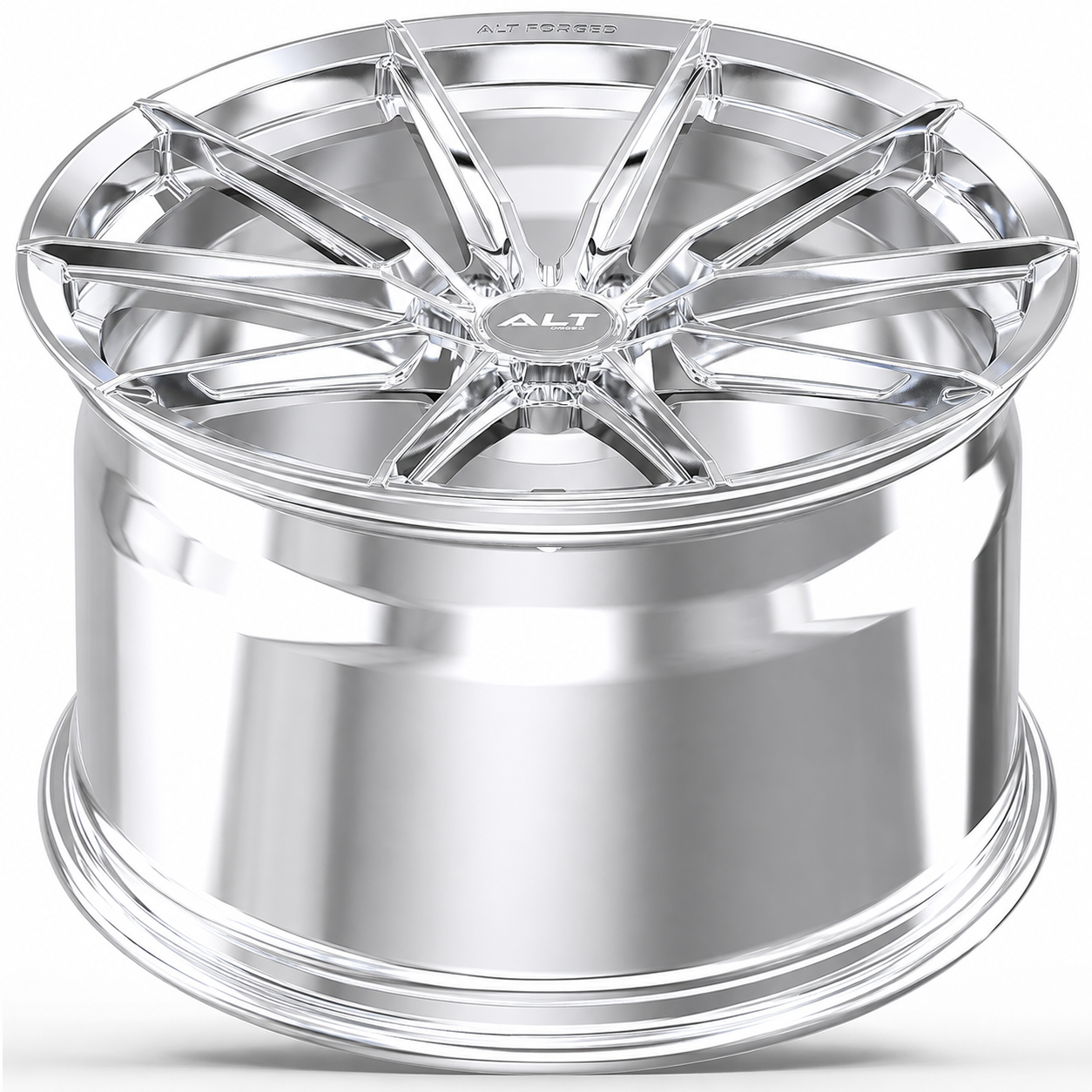 C6 Corvette Wheel – ALT6 Forged Chrome (concave view)