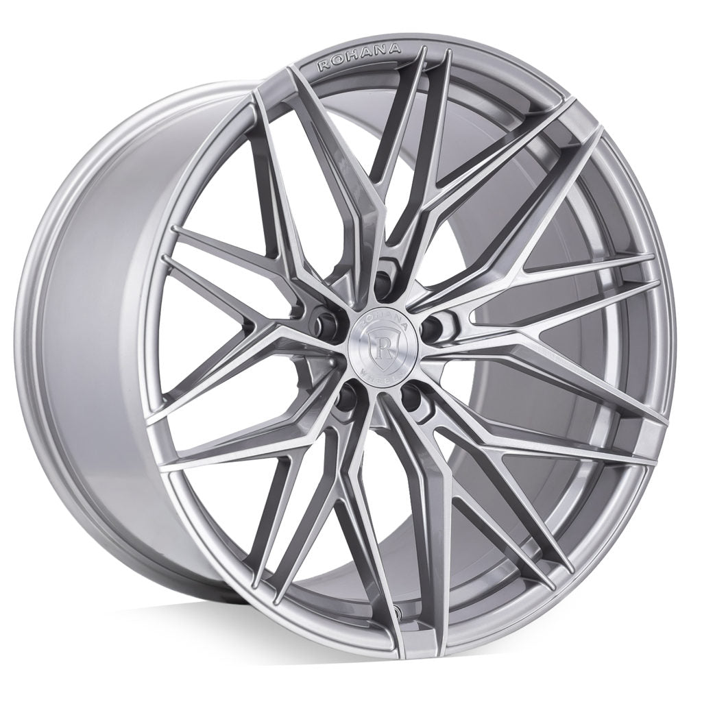 Rohana RFX17 Brushed Titanium Wheel for C6 Corvette