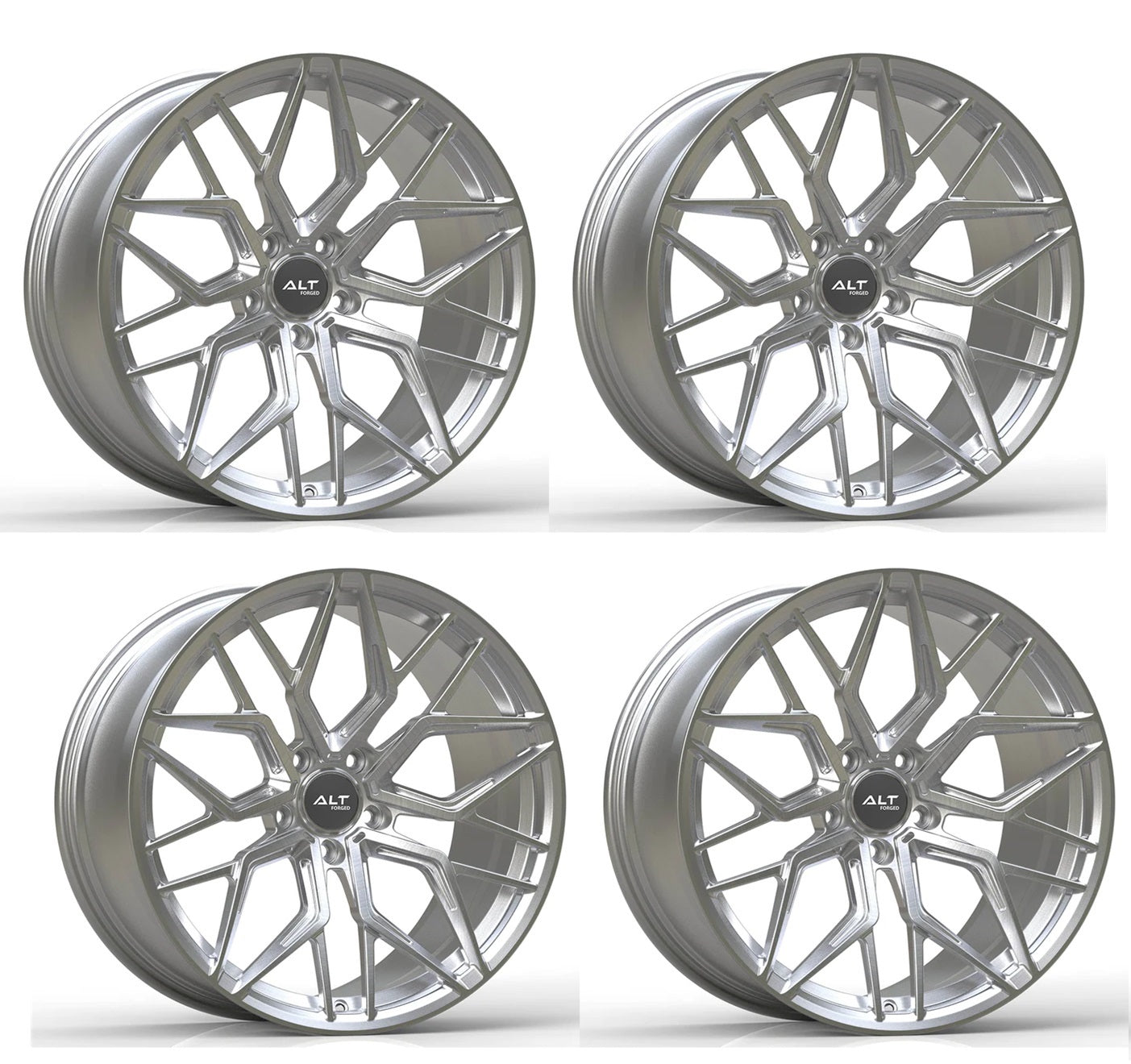 C6 Corvette Wheels – ALT20 Forged Brushed Aluminum | Set of 4