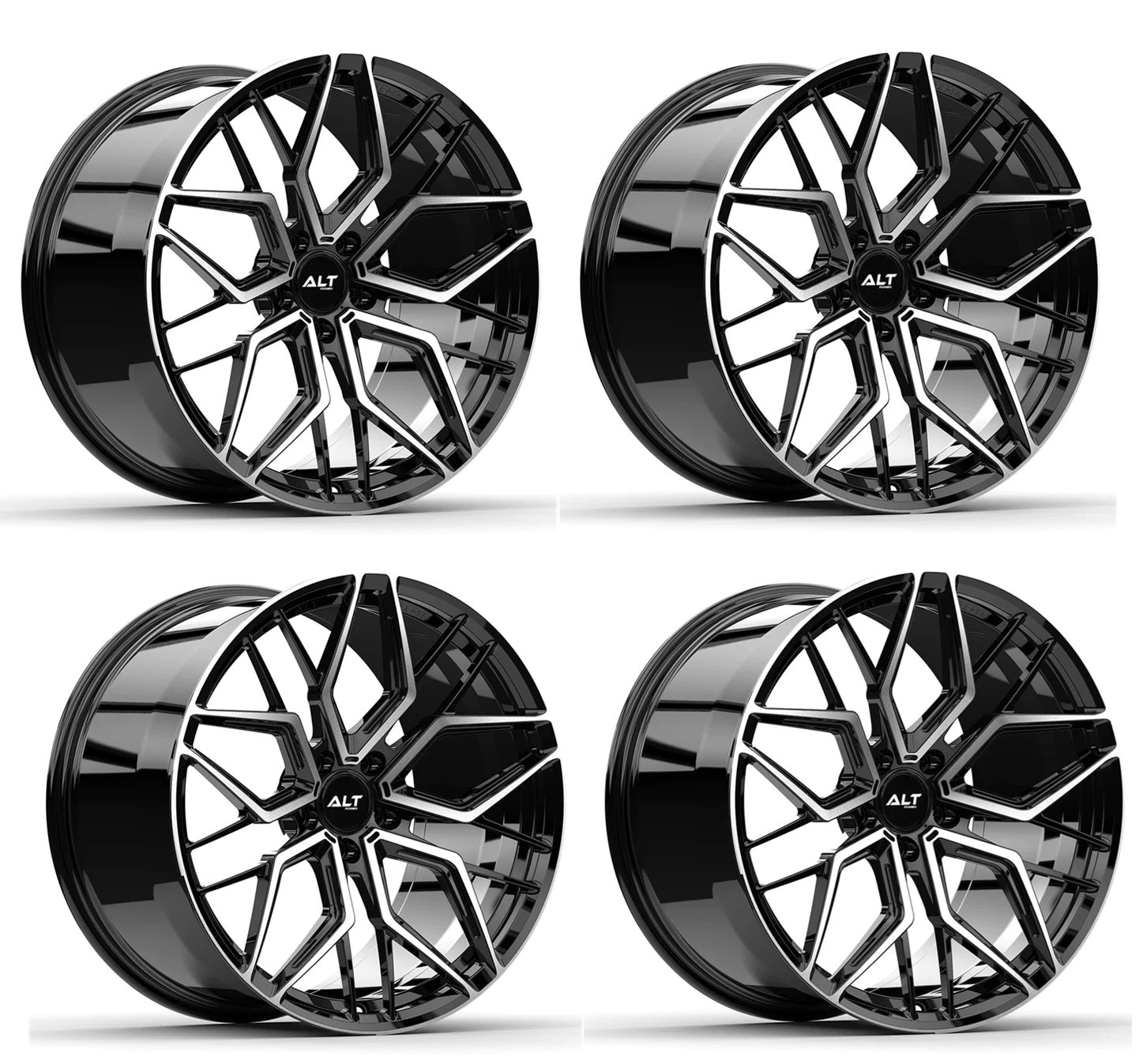 C6 Corvette Wheels – ALT20 Forged Brushed Face | Set of 4