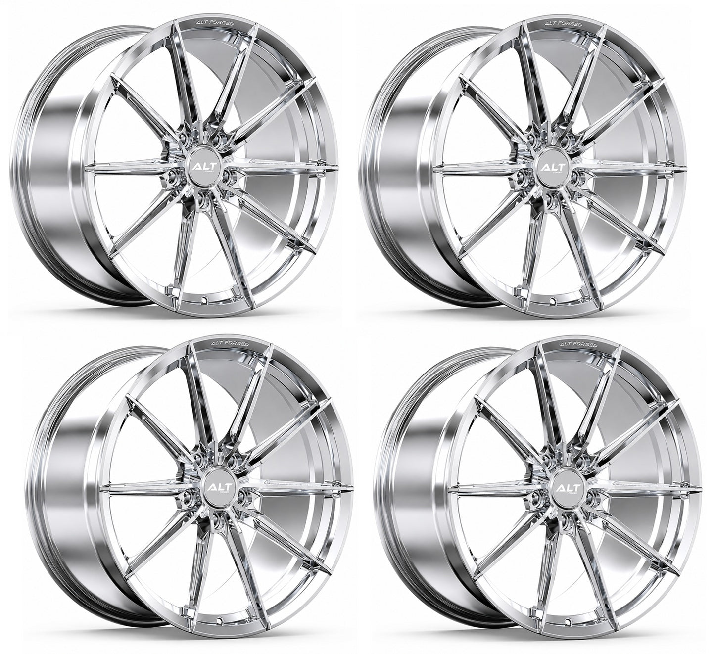 C6 Corvette Wheels – ALT6 Forged Chrome | Set of 4