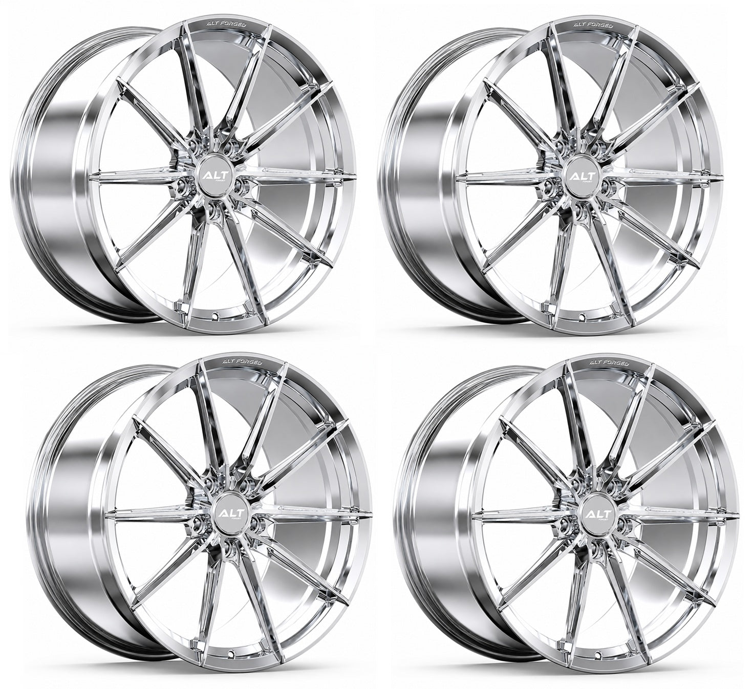 C6 Corvette Wheels – ALT6 Forged Chrome | Set of 4