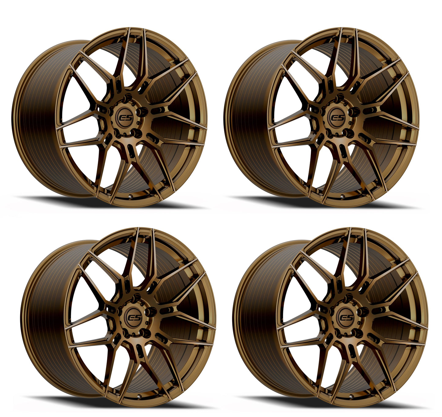 C6 Corvette Wheels – E5 Speedway Dark Bronze Set of 4