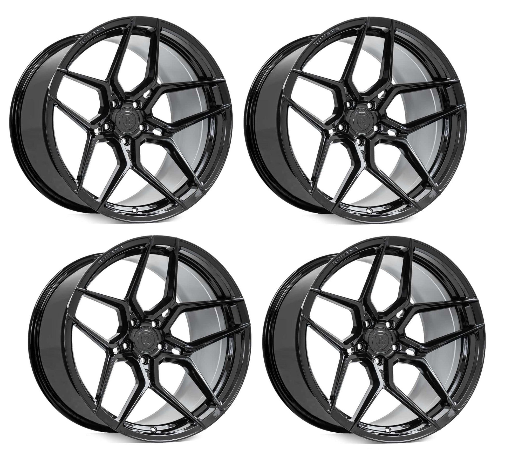 C6 Corvette Wheels – Rohana RFX11 Gloss Black | Set of 4