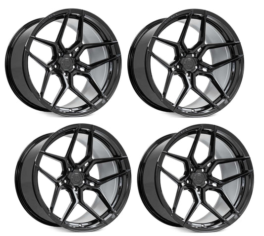 C6 Corvette Wheels – Rohana RFX11 Gloss Black | Set of 4