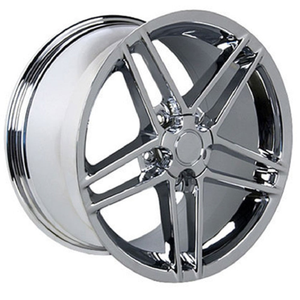 C6 Corvette Z06 Replica Wheel - Chrome (single)