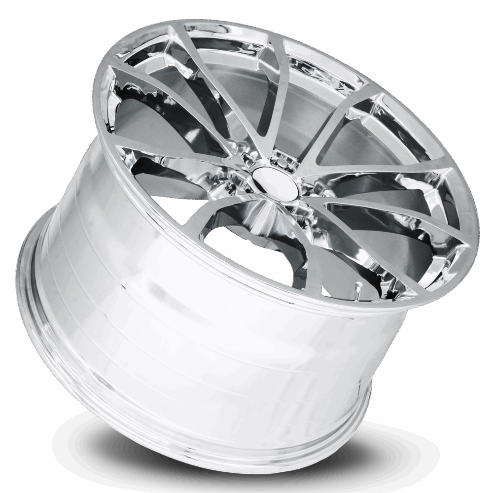 C7 Grand Sport Corvette Replica Wheel - Chrome concave view