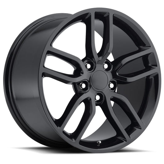 C7 Z51 Corvette Replica Wheel - Gloss Black Single Wheel