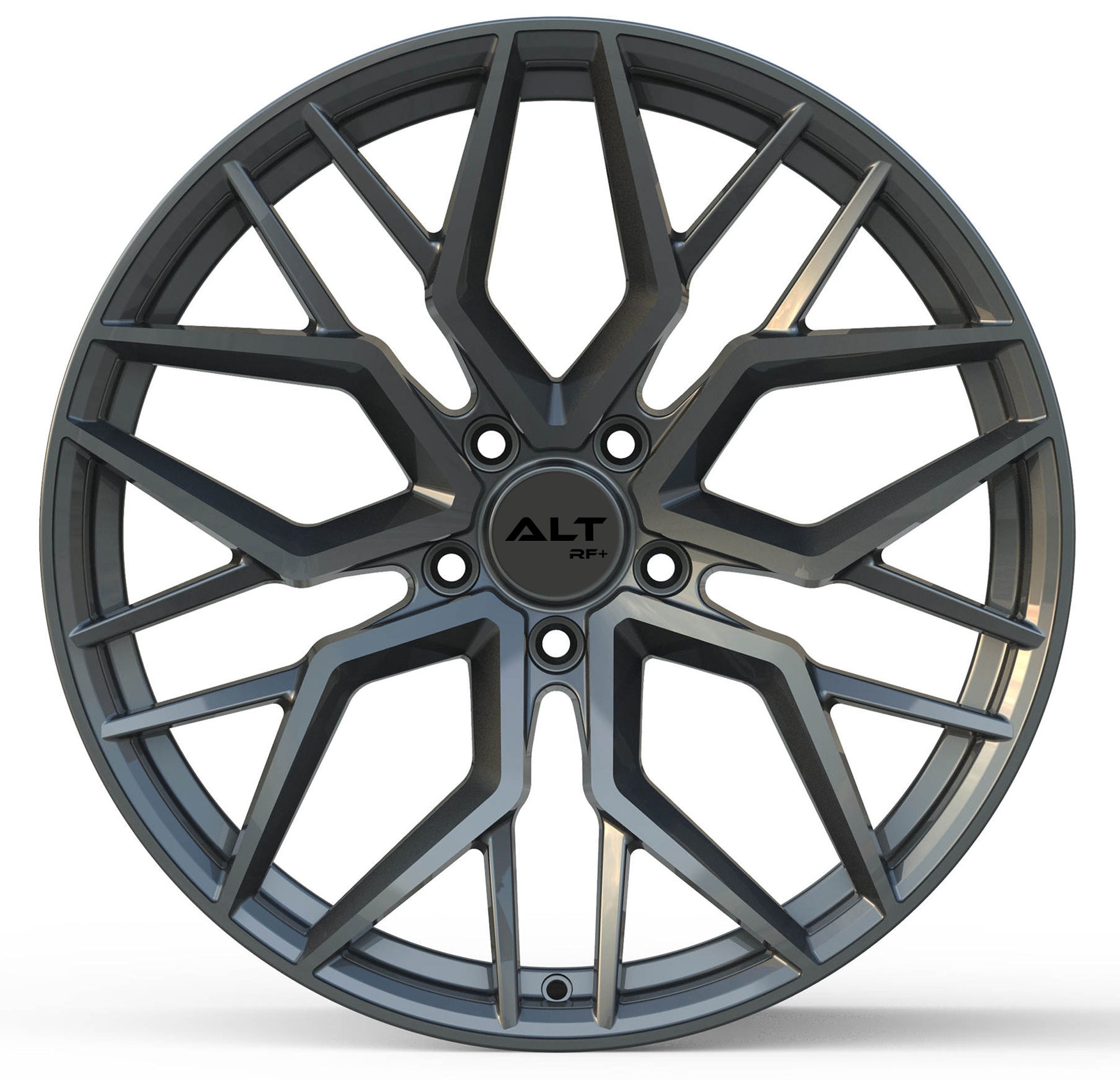 C8 Corvette ALT FORGED Velocity Wheel - Gloss Gunmetal (face)