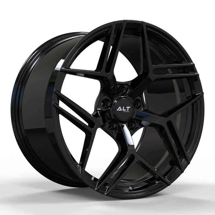 C8 Corvette Wheels: ALT12R FORGED - Gloss Black