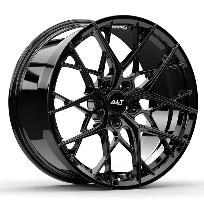 C8 Corvette Wheels: ALT15 FORGED - Gloss Black