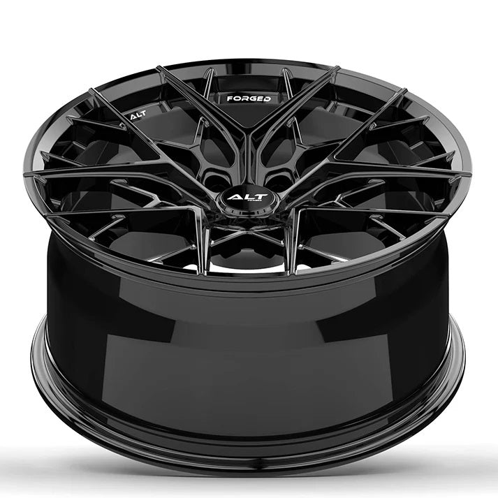 C8 Corvette Wheels: ALT15 FORGED - Gloss Black (concave)