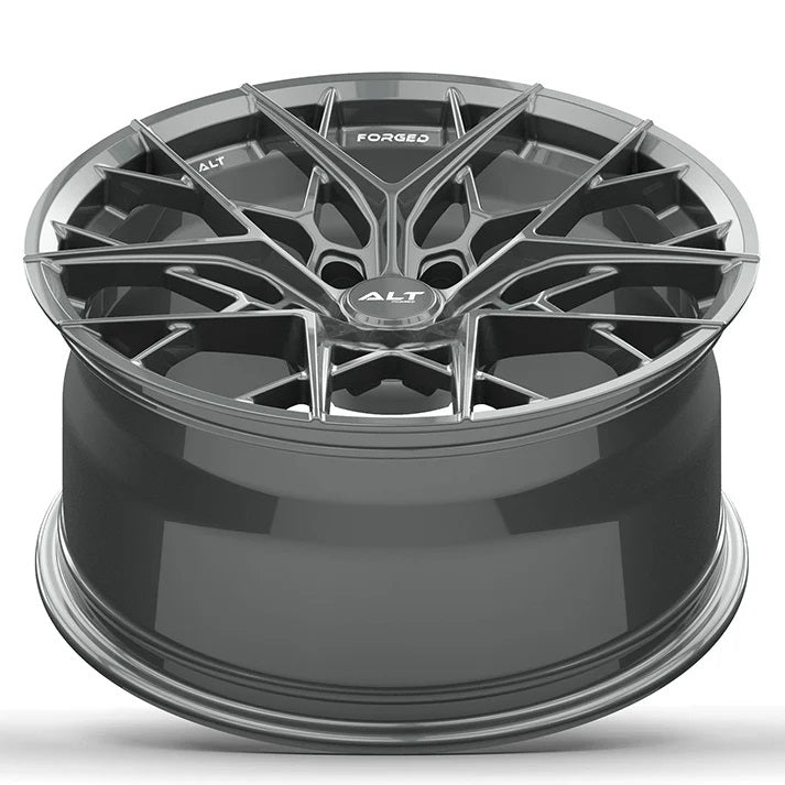 C8 Corvette Wheels: ALT15 FORGED - Gunmetal (concave)