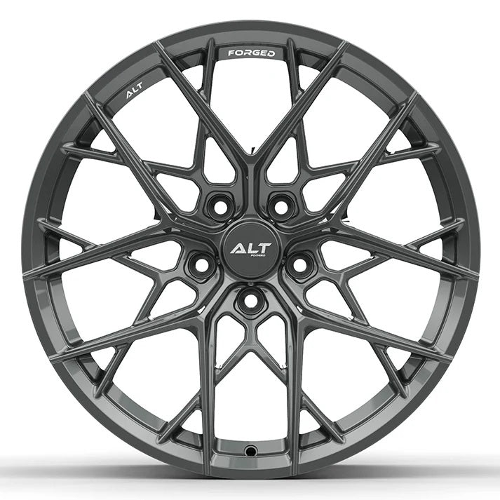 C8 Corvette Wheels: ALT15 FORGED - Gunmetal (face)