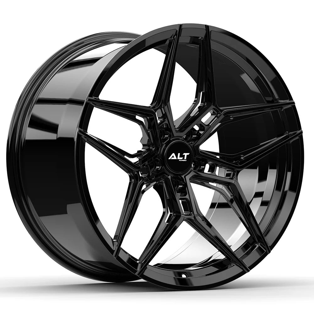 C8 Corvette Wheels: ALT18 FORGED - Gloss Black (Set)