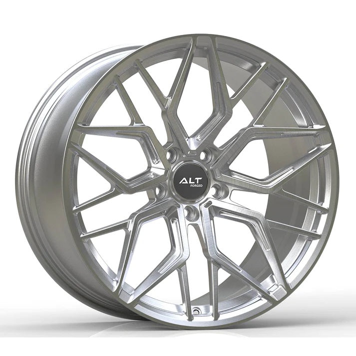 C8 Corvette Wheel: ALT20 FORGED - Brushed Aluminum