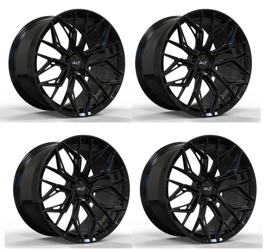 C8 Corvette Wheels: ALT20R FORGED - Gloss Black (Set)
