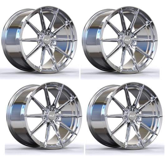 C8 Corvette Wheels: ALT6 FORGED - Chrome (Set)