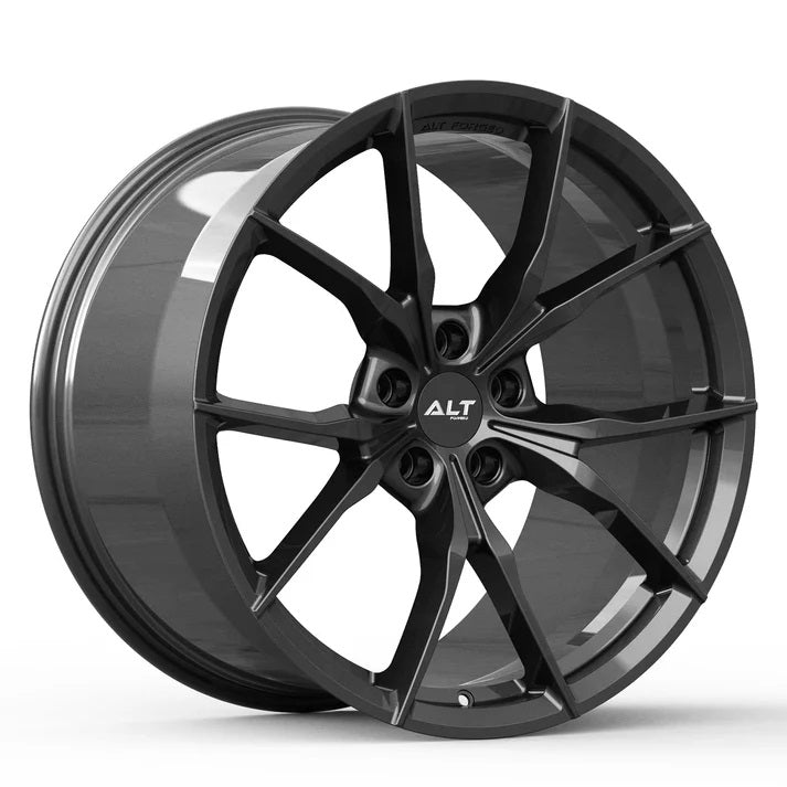 C8 Corvette Wheels: ALT7 FORGED - Gloss Gunmetal