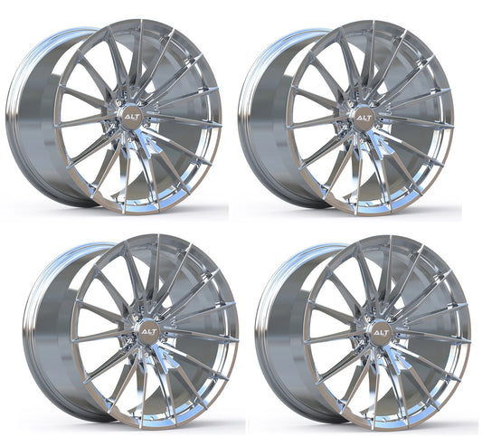 C8 Corvette Wheels: ALT8 FORGED - Chrome (Set)