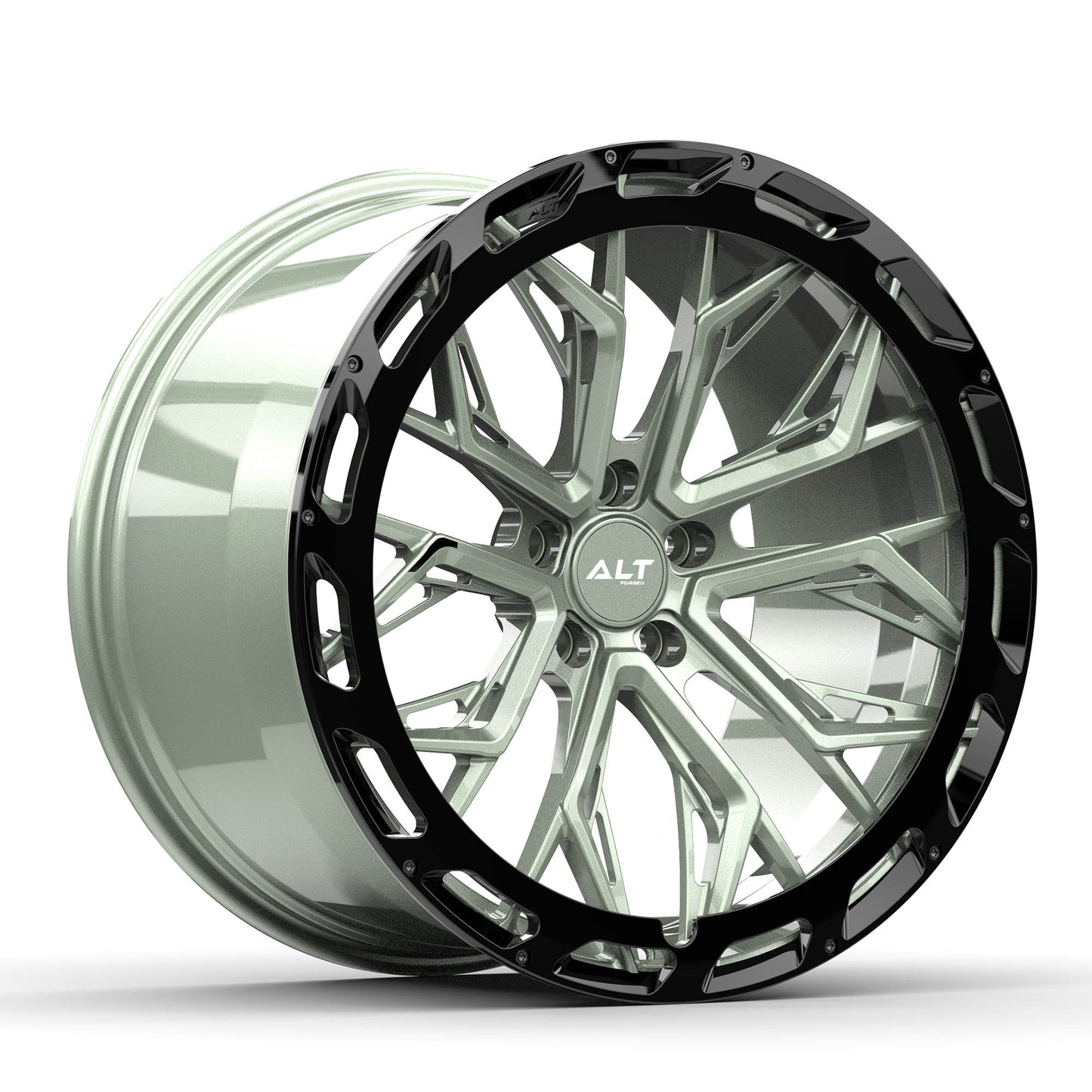 C8 Corvette Wheels: ALTR20 FORGED - Cacti Green (Set)