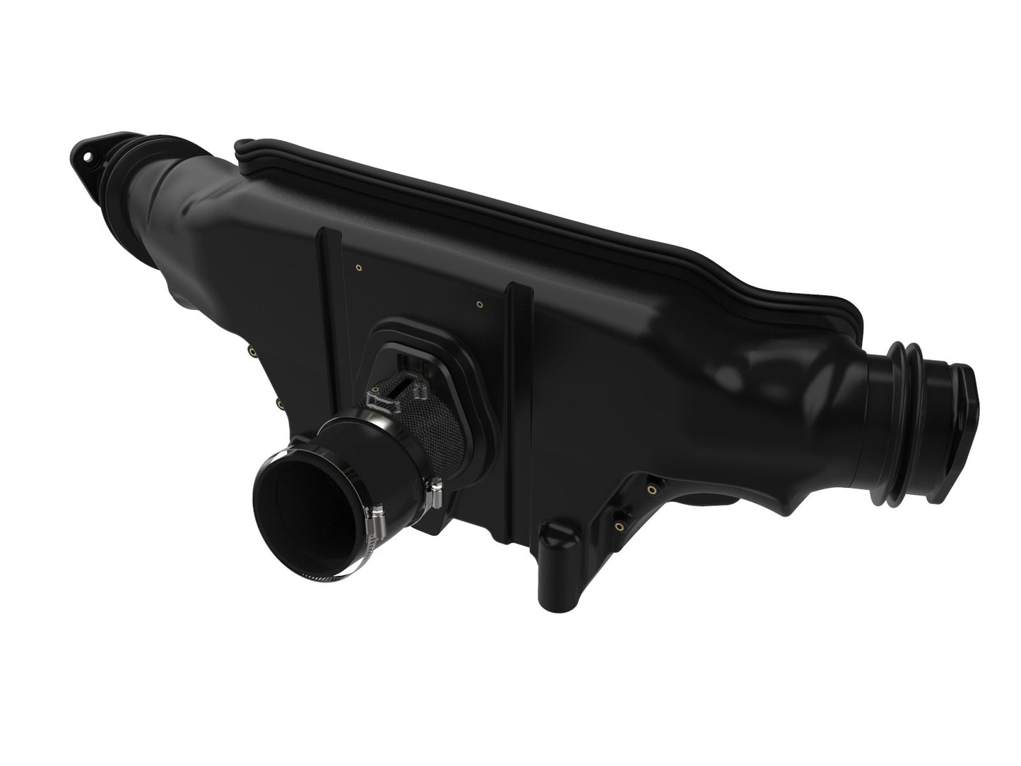 C8 Corvette Carbon Fiber Cold Air Intake System - aFe Power Track Series (back view)