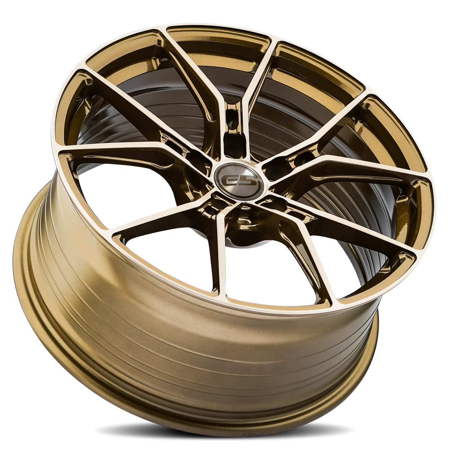 C8 Corvette E5 Daytona Wheel - Bronze Brushed Tint (concave)