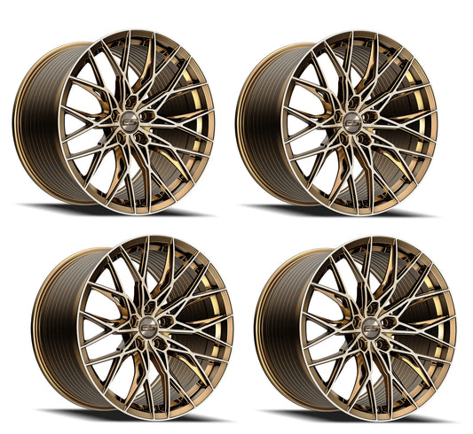 C8 Corvette E5 Sebring Wheels - Bronze Brushed Tint (Set)