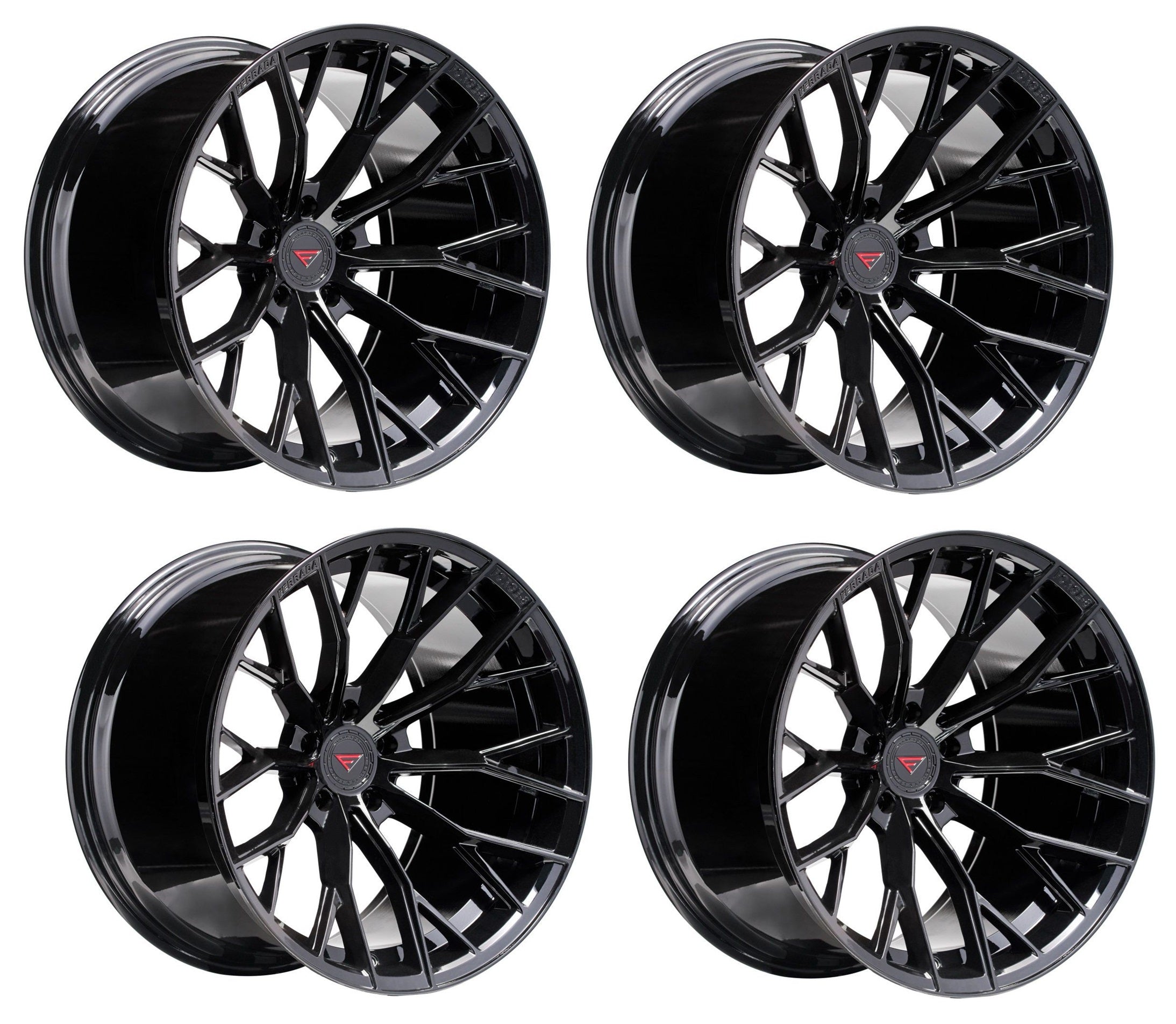 C8 Corvette Wheels: Ferrada Rotary Forged FR9 - Obsidian Black – Surf ...