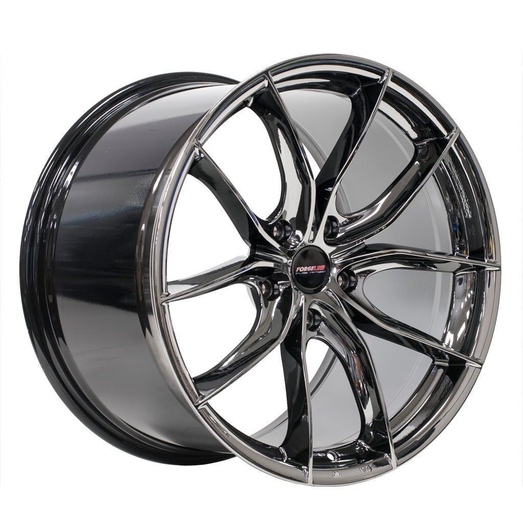 C8 Corvette Wheels: Forgeline F01 - Black Ice (Set)