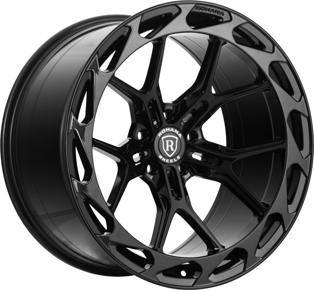 @__rrr18 Rohana RFX19 Wheels for C8 Corvette - Gloss Black – Surf City
