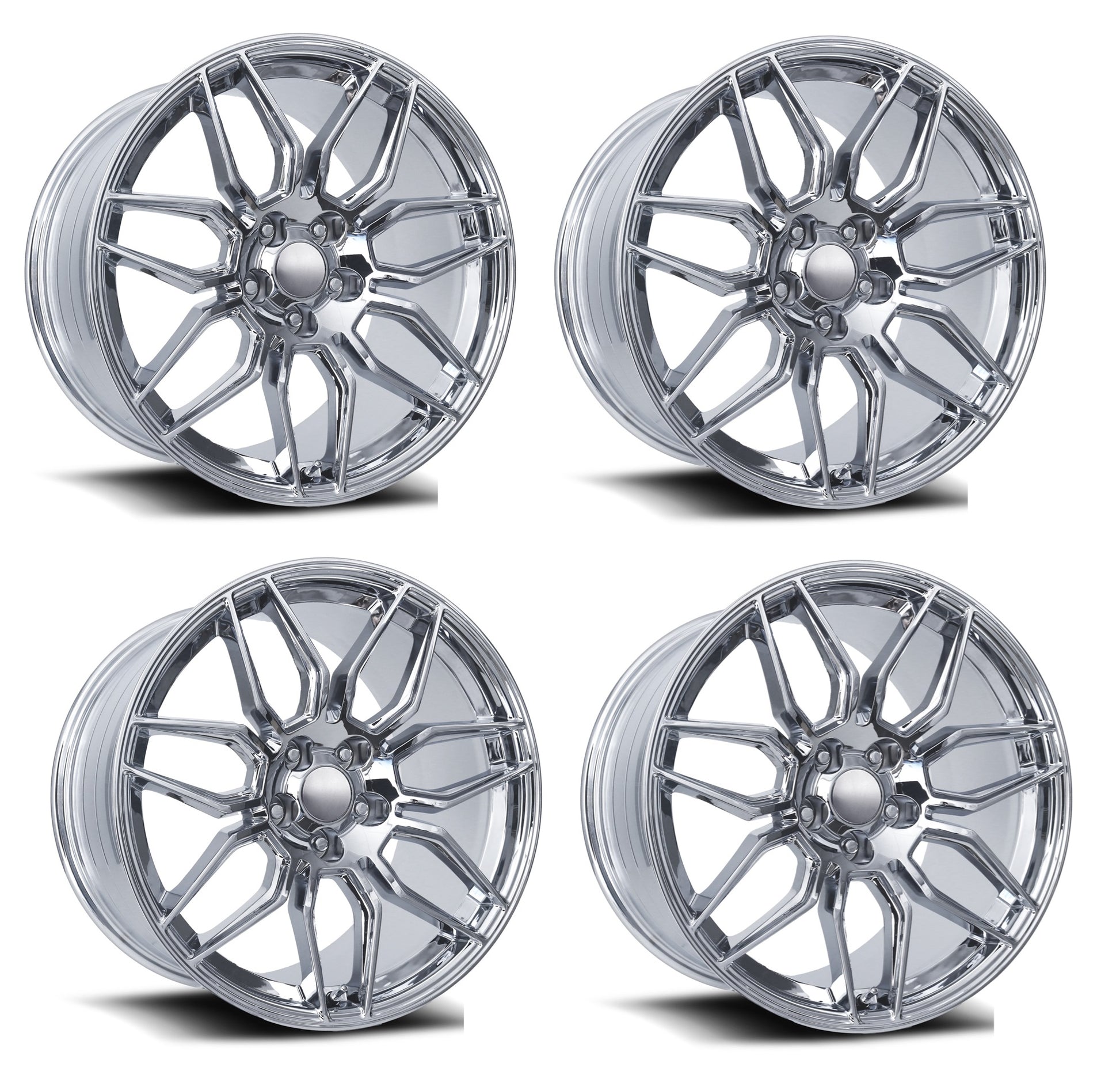 Chrome C8 Corvette Z06 Reproduction Wheels and Rims – Surf City Corvettes
