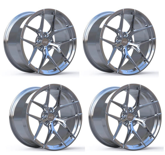 Corvette Wheels: ALT5 FORGED - Chrome (Set)