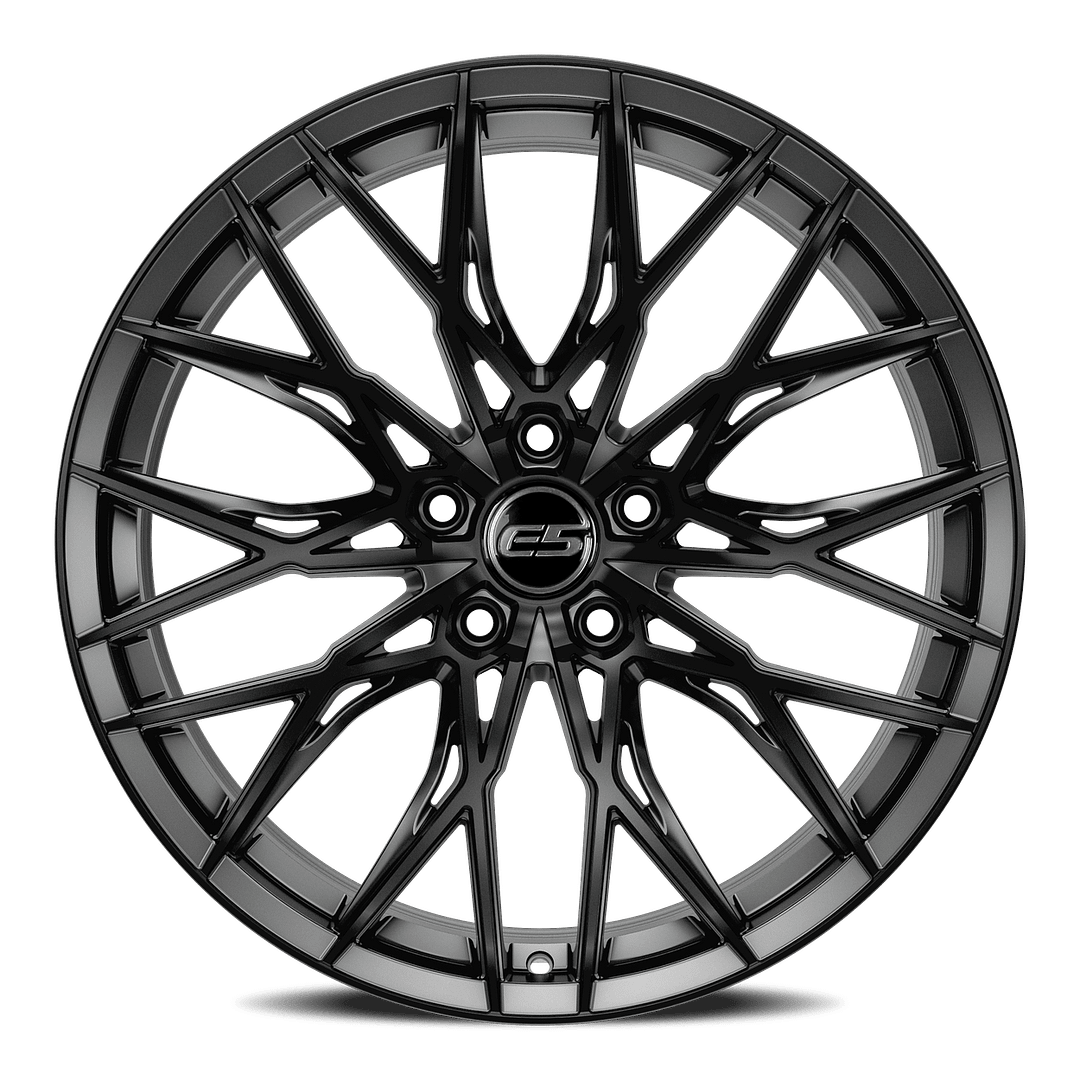 Corvette E5 Sebring Wheels - Gloss Black (face)