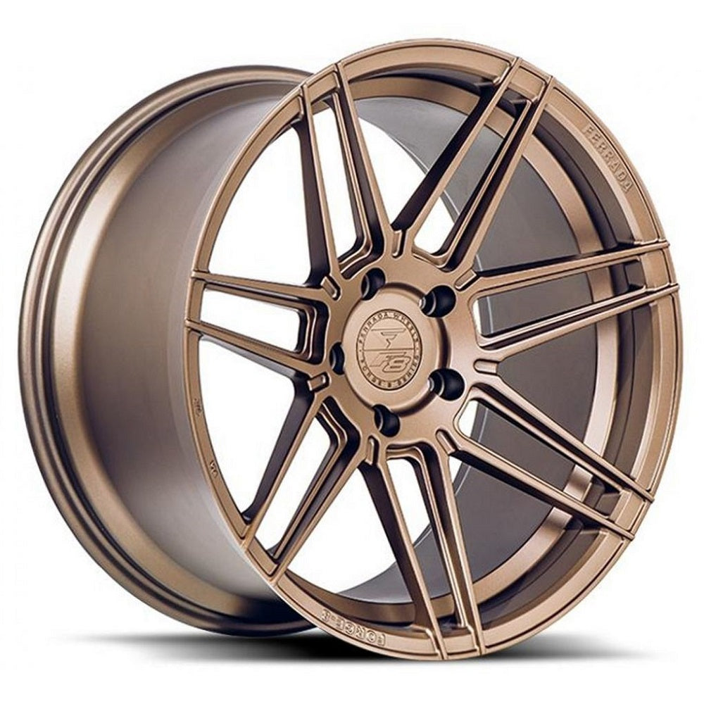 Corvette Wheels: Ferrada Forge-8 FR6 - Matte Bronze