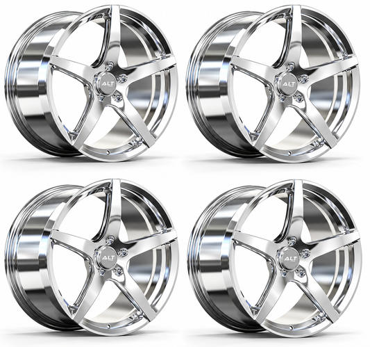 C6 Corvette Forged Wheels – ALT25 Chrome | Set of 4