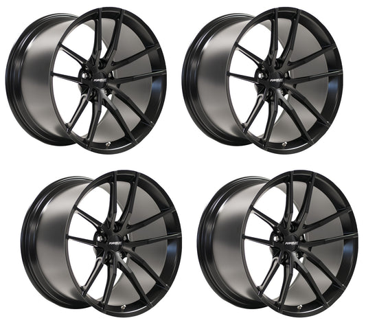 Corvette Wheels: Forgeline AR1 - Satin Black (Set)