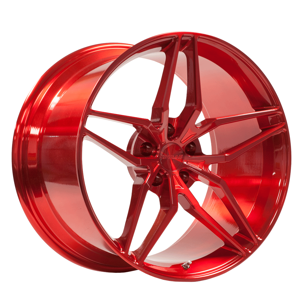 Corvette Forgeline EX1 Wheel - Transparent Red