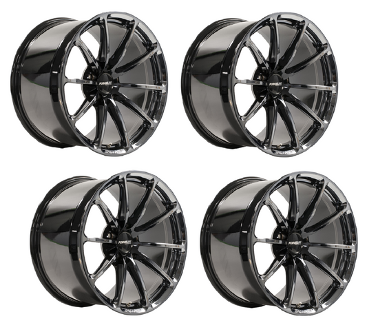 Corvette Wheels: Forgeline GT1 - Black Chrome (Set)