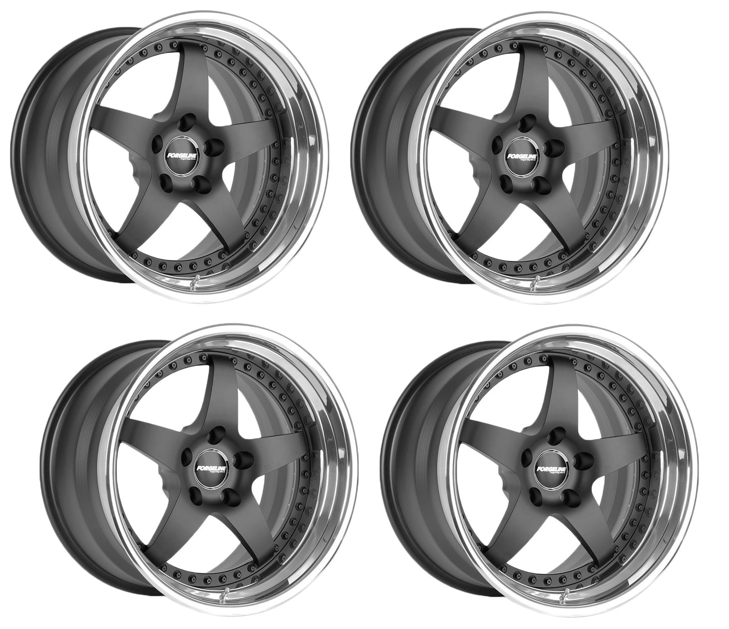 Corvette Wheels: Forgeline SO3 - Matte Black (Set)